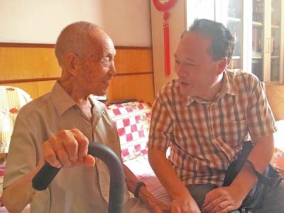 中國抗日戰(zhàn)爭(zhēng)紀(jì)念日前夕 慰問抗戰(zhàn)老兵憶崢嶸