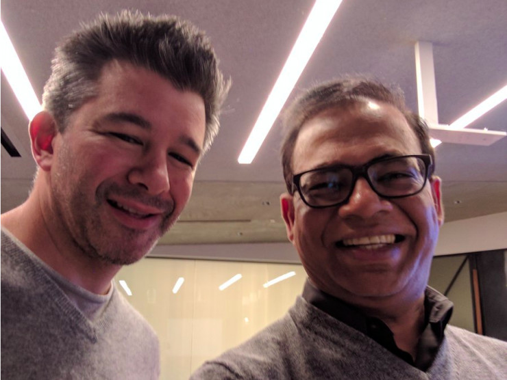 ����Uber��ϯ��(zh��)�й�Travis Kalanick�����ң�ǰ�ȸ������I(y��)��(w��)ؓ(f��)؟(z��)��Amit Signal